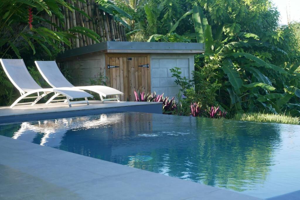 Villa Kumquat, avec piscine Clévacances 4 clés Petit-Bourg Esterno foto
