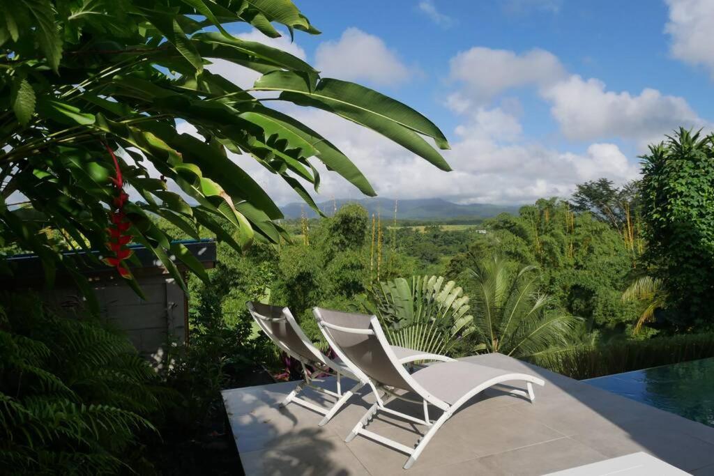 Villa Kumquat, avec piscine Clévacances 4 clés Petit-Bourg Esterno foto